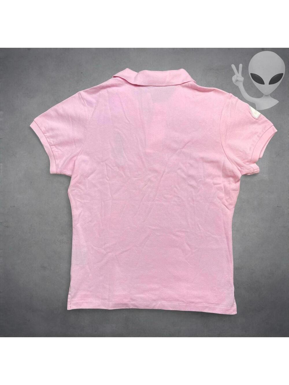 Polo Ralph Lauren Big Pony  Polo Shirt Women's Large Pink Slim Fit - Picture 6 of 7